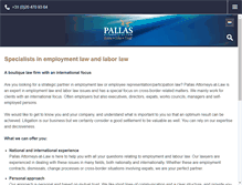 Tablet Screenshot of pallaslaw.nl